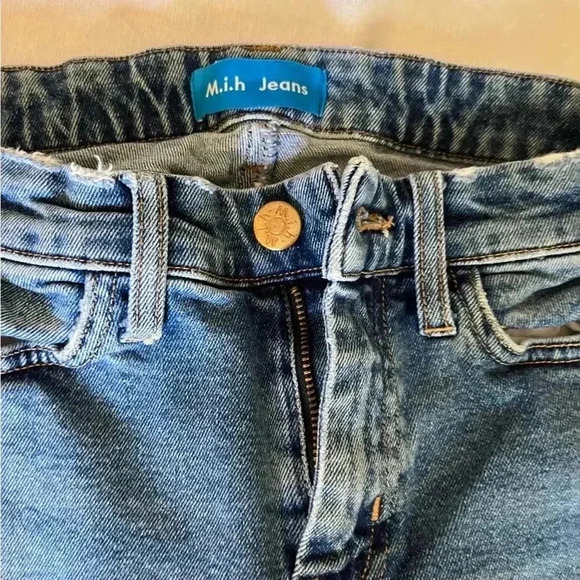 Mih high rise cropped bootcut denim jeans size 25 - Picture 2 of 5